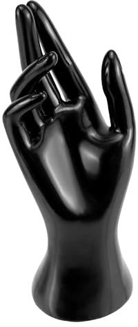 QWORK® Handmodell Schmuckständer aus Hochwertigem Kunstharz für Ringe Armbänder Halskette