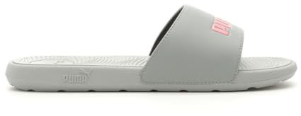 PUMA Women's Cool Cat 2.0 Slide Sandal, Cool Mid Gray-Passionfruit-Fresh Mint, 11