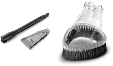 Kärcher Hochdruckreiniger-Strahlrohr eco!Booster 145, 50% höhere Reinigungsleistung & Handbetrieben Spritzschutz für Dreckfräser