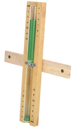 Cabilock Timer Per Sauna Timer Decorativo Trasparente Da Minuti Per Ambienti Sauna e Bagno Design Classico Facile Da Usare e Resistente