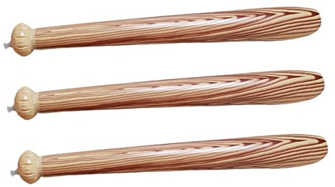 IMIKEYA 3stücke Aufblasbarer Baseballschläger Aus PVC Für Junge Mädchen Partygeschenke Und Geburtstagsfeiern Einfach Aufzublasen Und Platzsparend