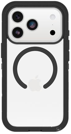 OtterBox Schutzhülle für iPhone 17 Pro Defender Series Pro XT – Dunkle Seite – Schwarz – robuste, robuste und langlebige iPhone-Hülle, rastet auf MagSafe