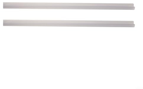 Lot de 2 joints de porte de douche de rechange de 50 cm avec déflecteur d'eau, convient aux portes en verre de 6/8/10/12 mm, joint flexible pour réduire les déversements d'eau et maintenir la propreté