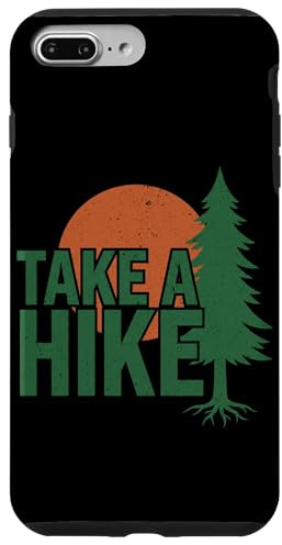 Take A Hike Vintage Randonnée Trekking Bois Forêt Nature Randonnée Coque pour iPhone 7 Plus/8 Plus
