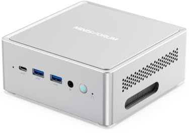 MINIS FORUM NAB9S Mini PC, processeur Core i9-13900HK 14C/20T jusqu'à 5,4 GHz, Carte Graphique Intel Iris XE, 32 Go DDR4 / SSD PCIe 4.0 de 1 to, HDMIx2 /USB-Cx2, HDD Slot, 2,5G RJ45x2, Wifi6E, BT5.2