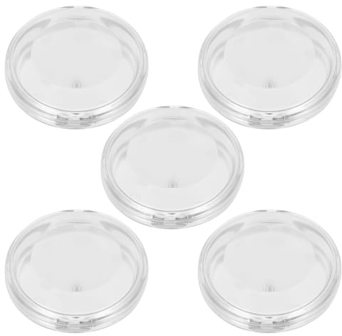 EXQUIMEUBLE Caja de Pestañas para Mantener la Forma Estuche para Pestañas Postizas 5 Piezas de Plástico Negro Portátil para Viajar y Citas