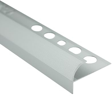 Alu Stufenprofil Fliesenschiene Profil Treppe Schiene matt 2,7m 10mm