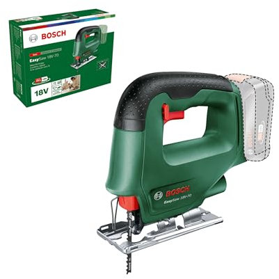 Bosch Akku Stichsäge EasySaw 18V-70 (ohne Akku, 18 Volt System, 1x Stichsägeblatt, im Karton) – Testnote: gut (Magazin: selbst ist der Mann)