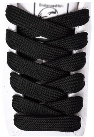 Olukssck 2 Paar Flach Dicke Schnürsenkel, 15mm Breit für Sneakers