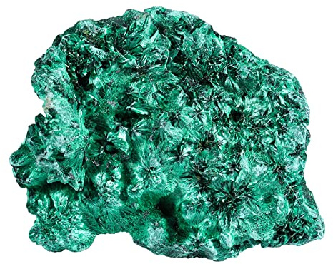 KYEYGWO Natürlicher Malachit Rohstein Kristall Quarz Cluster, 10-50g