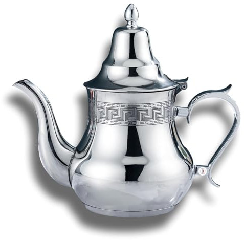 Cflagrant® Théière Induction en Acier inoxydable de qualité Premium (1,2 Litres Moderne)