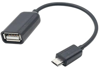 Mr Gadget's Solutions USB 2.0 en hona till Micro B hanadapterkabel (Micro USB-värdläge OTG-kabel) kompatibel med Xoom, Galaxy S2, S3, S4, Acer Iconia A510, TG01 Excite AT305, Archos G9 och mer