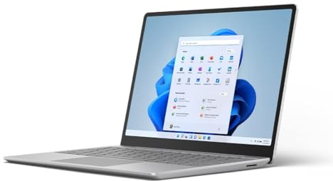 2022 Microsoft Surface Laptop Go 2 con Intel Core i5-1135G7 (12,4-pollici, 16GB RAM, 256GB SSD) (QWERTY Inglese) Platino (Ricondizionato)