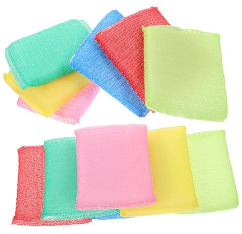 SOLUSTRE 12stücke Küchenschwämme Scheuerschwamm Für Geschirr Spülschwämme Zum Geschirrspülen Reinigungsschwamm Aus Nylon Geschirrschwämme Zum Spülen