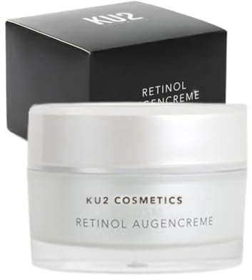 KU2 Cosmetics Retinol Augencreme, 30 ml | Augenringe entfernen, Falten reduzieren, hochwirksame Anti-Aging Gesichtspflege, Retinol Augenpflege
