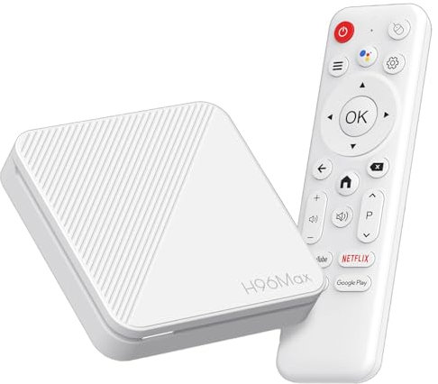 Android 14.0 TV Box 2025, LEFFOT H313 4K Ultra HD Android Box, 2GB RAM + 16GB ROM, Smart TV Box with HDR10, Voice Control, 2.4G & 5G WiFi 6, 100M Ethernet, Allwinner H313 Quad Core A53