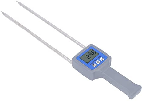 aqxreight Feuchtigkeitsmesser, Schnelle und Genaue Messung, LCD-Display mit Hintergrundbeleuchtung, Professioneller Holz-Feuchtigkeitsmesser, Geeignet für Holz und Bambus, Papierherstellung, das