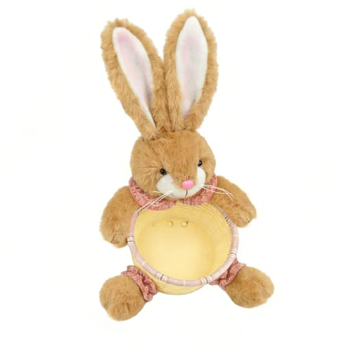 Canasta De Pascua Para Niños, Organizador De Huevos En Forma De Conejito - Para Golosinas De | Regalo Significativo, Esta Linda Cesta De Pascua Familiar Reunión Familiar Snack