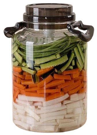 Elnwnnkc Contenitore per decapaggio Ideale per l ' Uso Domestico nella Preparazione Verdure e conservati Barattolo per decapaggio Domestico