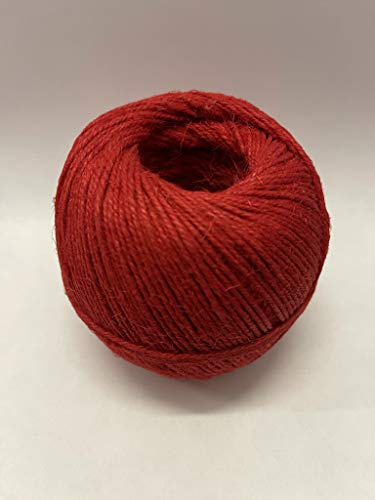 Wurstgarn Bindegarn Kordel 3/3,5 pro Rolle (200g) - Wurstkordel farbig (ROT)