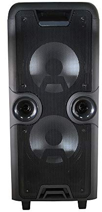 Monitor Trolley Speaker WAVE 80W RMS Luci LED Batteria Ricaricabile