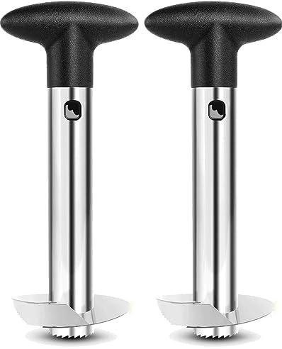 2 Pack Pineapple Slicers Corer Tools Stainless Steel Remove Peel Cut