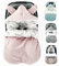 BABYFUßSACK für Babyschale Frühling Herbst Übergang warm mit Füllung, Einschlagdecke Fußsack Schlafsack Baby Kinderwagen Bett Wiege GANZJÄHRIG