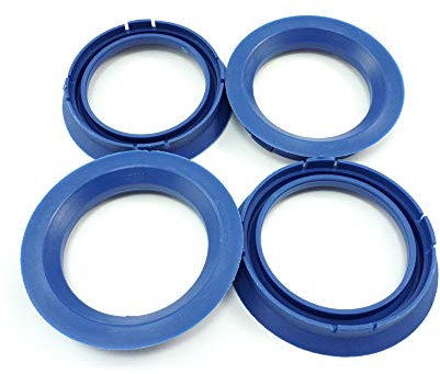 Felgenfactory 4X Zentrierringe 74,1-57,1/74,1mm auf 57,1mm Blau