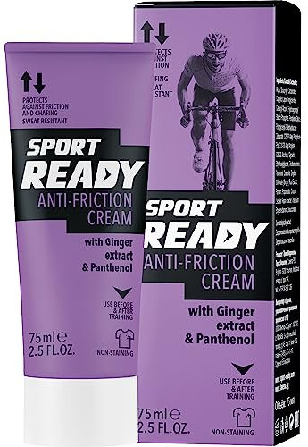 SPORT READY Crema Antifricción - Protege ante la fricción y la irritación, resistente al sudor, no mancha (75 ml)