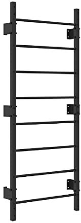 Sprossenwand Gymnastikleiter 8 Sprossen Leiter Wandmontage Fitness aus Stahl Davski 228x 79 cm aus Stahl pulverbeschichtet