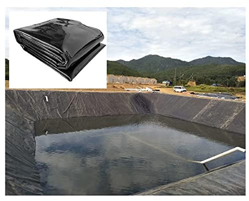 LIJINBO Telo Per Laghetto,Rivestimento For Laghetto Flessibile, Fodere For Laghetto Di Pesce Pesante Pesante Preformato Pieghevole Pkins Giardino Membrana Membrana Film Impermeabile Paesaggio Rinforza