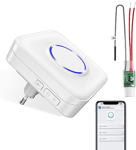 BITIWEND Inoltro del segnale radio WiFi, set di espansione per campanello e gong, convertitore radio 3 – 24 V AC/DC, compatibile con app per smartphone per suono/citofono esistenti