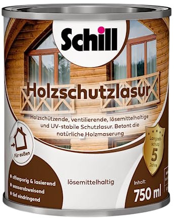 Schill Holzschutzlasur 0,75l (Mahagoni)