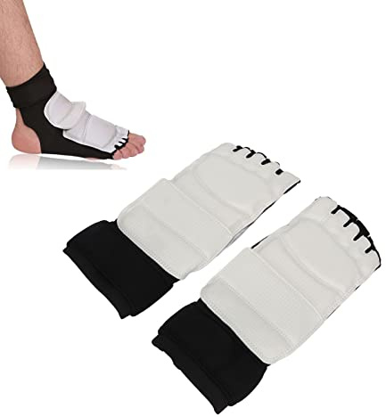 Protector de Pie de Taekwondo, Entrenamiento Boxeo Artes Marciales Boxeo Saco de Boxeo Sparring Muay Thai Kung Fu Protector de Pies, Foot Gear Support para Hombres, Mujeres y