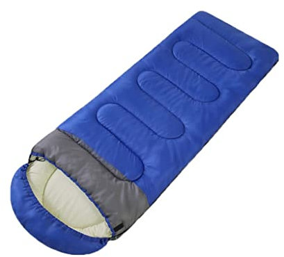 Umschlagschlafsack, 3-Jahreszeiten-Schlafsack, leicht, bequem, tragbar, ideal für Erwachsene, Kinder, Camping-Rucksack, Wandern, mit Kompressionssack, Extreme Temperaturen (E)