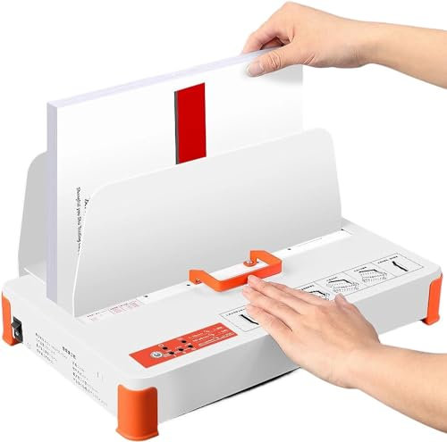 Amhuui Bindegerät, A4-Thermobindegerät, 1–50 Mm Bindestärke, Für Ausschreibungen, Versicherungsverträge, Berichte, Ideal Für Den Bürogebrauch