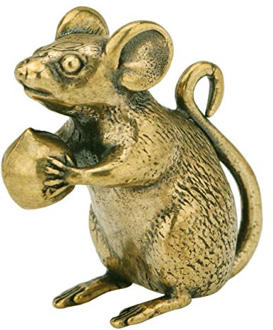 STOBAZA 4stücke Messing Statue Vintage Deko Figur Für Schreibtisch Elegant Und Kreativ Wohnzimmer Langlebig Und Ansprechend
