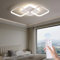 ANTENLICHT LED Deckenleuchte Wohnzimmer 40W 4500LM mit Fernbedienung Stufenlos Dimmbar 2700-6500K, Wohnzimmerlampe mit Memory-Funktion aus Metall für Schlafzimmer Esszimmer Flur Kinderzimmer, Weiß