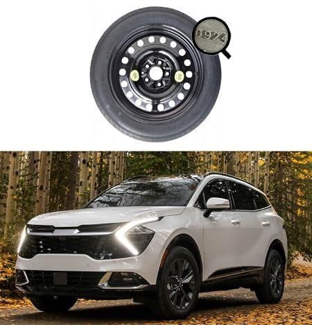 Ersatzrad, 43,2 cm (17 Zoll), kompatibel mit Kia Sportage 135/90R17