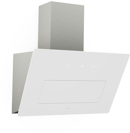 Klarstein SleekAir köksfläkt – 60 cm huvudfri huva, 686 m³/h, A++ energieffektivitet, pekkontrollpanel, LED-belysning 2700–6500 K, dubbel ventilation, vit