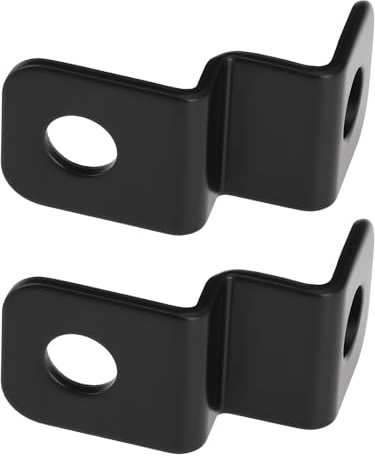 YINETTECH 2 Stücke M8 Mini Motorrad Blinker Indikatoren Lichter Halterung für Motorrad Schwarz