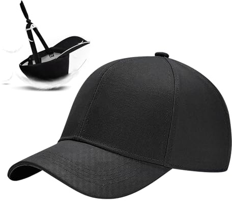 Gorro Duro de béisbol: Gorro de Seguridad Ligero, Gorra Ajustable | Forro Protector Transpirable con Capa Dura, Acolchado Interior Que Absorbe los Golpes para la Cabeza, Ideal para Ciclismo, Obras de