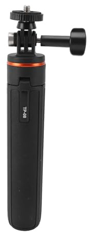 KIMISS Treppiede per Fotocamera, Asta di Prolunga Retrattile per Selfie con Supporto per Fotocamere Panoramiche Sportive 3, in Lega di Alluminio 51 Cm