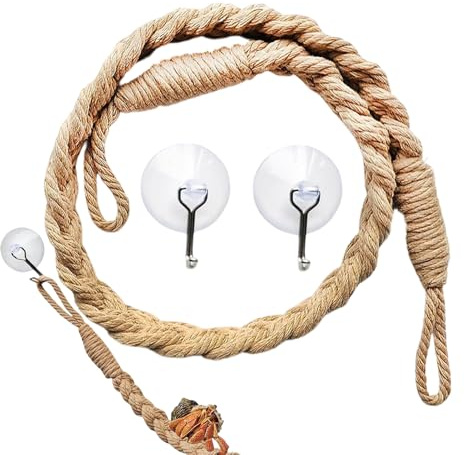 d'escalade en Forme De Crabe Ermite – Fournitures pour Animaux De Compagnie À Ventouse, Ensemble De Jeu De Pont pour Reptiles | Accessoire D'enrichissement De L'habitat, Lézard Gecko T