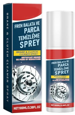 Brake Cleaner - 100ml Iron Remover Spray, Safe Car Detailing Solution, Fast Acting Dust Dissolver, Wheel Hub Cleaning Fluid | Powerful Automotive Cleaner For Brake Discs, Rims, Rotor Maintenance