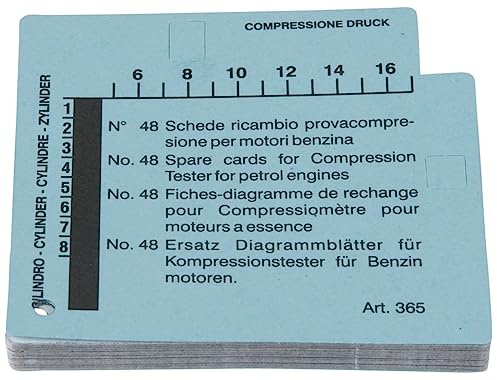 KS Tools 150.1654 Diagrammi per tester di compressione per motori a benzina (CONFEZIONE=48)