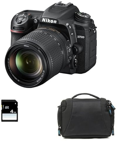 NIKON D7500 + 18-140 VR + SD 4Go + SAC