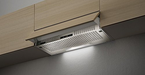 Faber - Cappa ad incasso 152 SRM LG A90 finitura grigio chiaro da 90cm