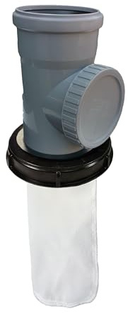 FN-Technik® IBC Deckelfilter DN150 – Regenwasserfilter mit Serviceöffnung DN110 & 125 µm Nylonfilter