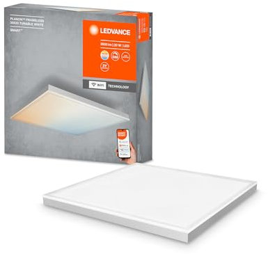 Ledvance Smarte Deckenleuchte, Lichtfarbe Änderbar, 30 cm x 30 cm